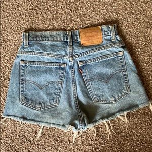 RARE VINTAGE LEVI DENIM SHORTS